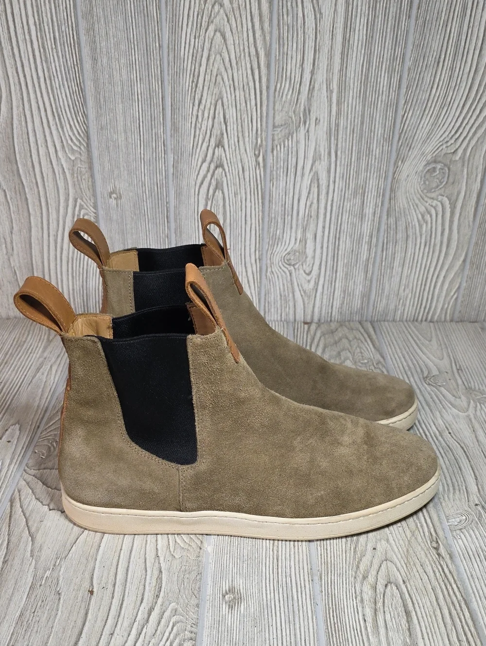 Luca Terra Slip On Chelsea Sneaker Boots Desert Suede Mens Size 10